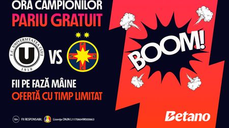 (P) Betano sărbătorește FCSB cu oferta campioană: 28 Lei cadou