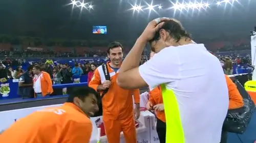 VIDEO | Rafa Nadal și-a pus mâinile în cap când și-a aflat noul coleg din echipa IPTL: „Să închideți barul pe timpul nopții”