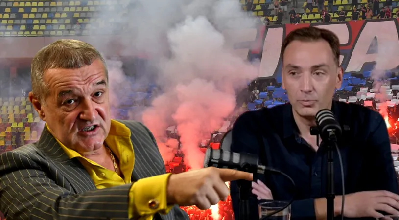 Momentul în care Radu Naum a răbufnit, în direct, din cauza lui Gigi Becali! Un fan de la CSA Steaua l-a scos din sărite: „Cum vă permiteți?!”