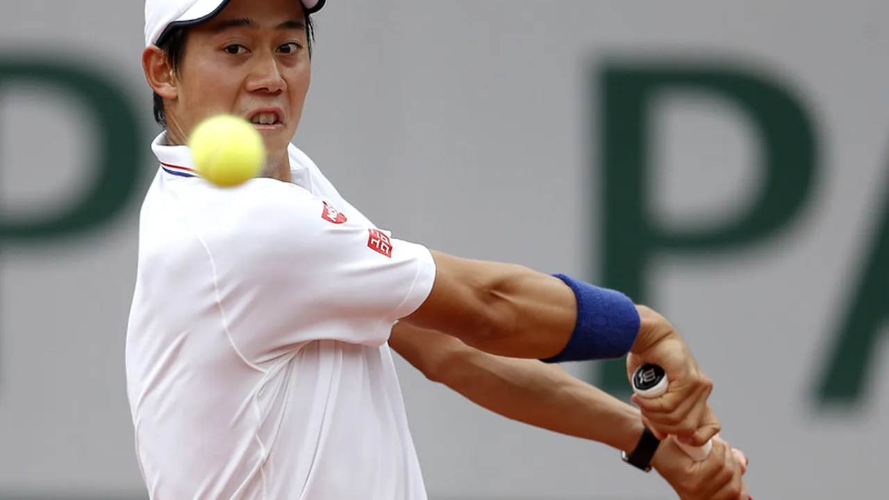 Kei Nishikori, eliminat în primul tur la Roland Garros