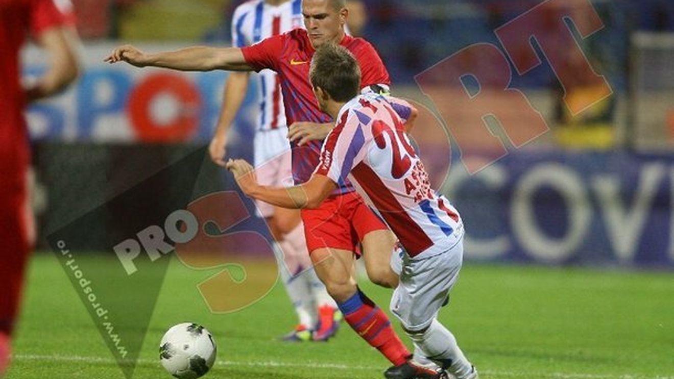 Steliștii, aproape să se încaiere între ei!** Conflict Bourceanu-Geraldo la meciul cu Oțelul! VEZI ce s-a întâmplat