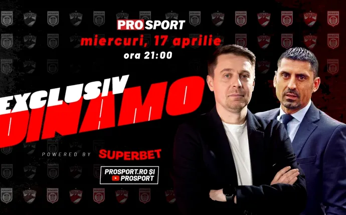 EXCLUSIV DINAMO, miercuri, de la ora 21. Invitatul ediței este Ionel Dănciulescu, managerul Clubului Sportiv Dinamo și fostul atacant de referință al „câinilor”