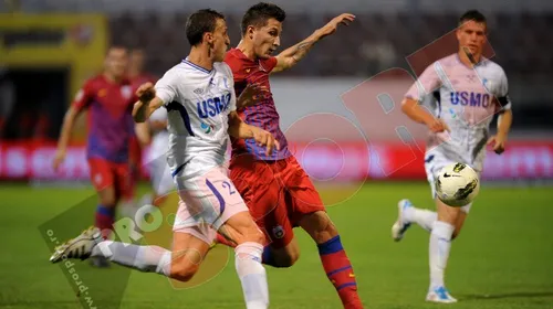 Grig i-a dat mat lui Levi!** Steaua – Pandurii 1-2, într-un meci cu 3 cartonașe roșii și o tibie făcută țăndări