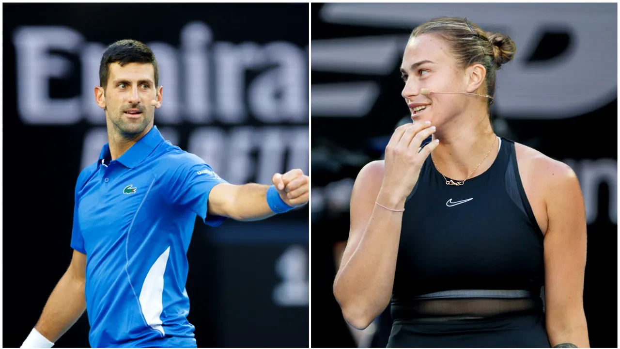 Novak Djokovic a crezut că nu aude bine! Ce a spus Aryna Sabalenka în momentul în care s-a aplecat în fața ei, la Australian Open: „Iubitului meu nu îi va pica bine!