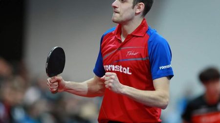 Momentul fabulos al unui român la Europeanul de tenis de masă VIDEO | "Asta a fost arma mea!". Ovidiu Ionescu i-a învins la C.E. din Alicante pe campionul en-titre și pe titanul Samsonov. Adversar complicat în semifinale: nr.9 în Europa 