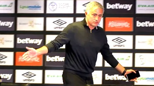 Jose Mourinho nu se dezminte! „Specialul” a programat o conferință de presă la ora 08:00 și după trei minute și jumătate s-a ridicat și a plecat. Întrebarea care nu și-a găsit răspunsul