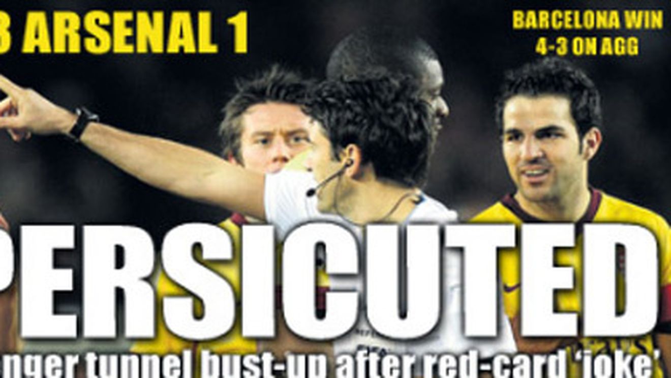 Van Persie, despre eliminarea din meciul cu Barcelona:** "O glumă proastă"