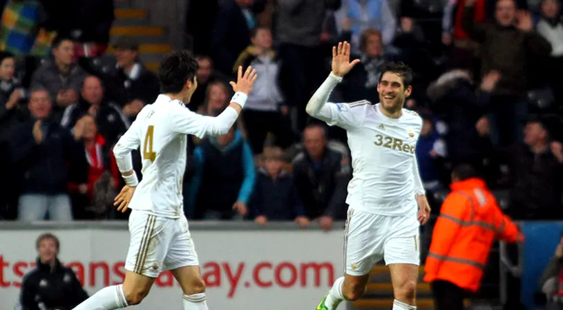 Cântecul lebedei pe Stamford Bridge!** Swansea a învins Chelsea cu 2-0 în semifinalele Cupei Ligii