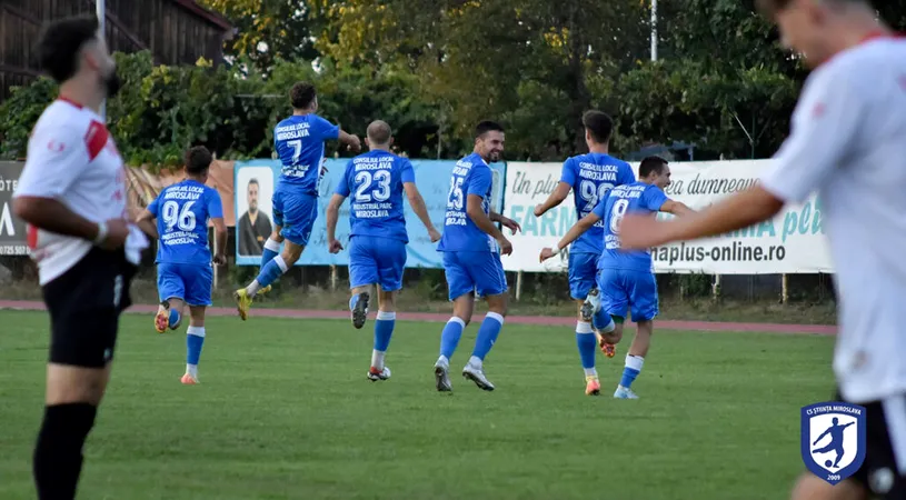 Miroslava înscrie la foc automat! Echipa lui Cristian Popovici are cel mai bun atac din toată Liga 3 după patru etape. Antrenorul Științei are și nemulțumiri