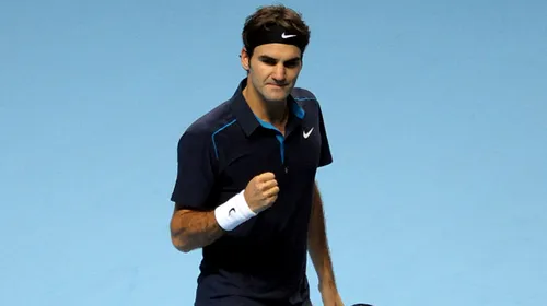 Federer a început în forță Turneul Campionilor: victorie în 3 seturi cu Tsonga