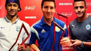 Sud-americanii Barcelonei impresioneză la Mondial. Neymar, Alexis Sanchez și Messi, apreciați de FIFA
