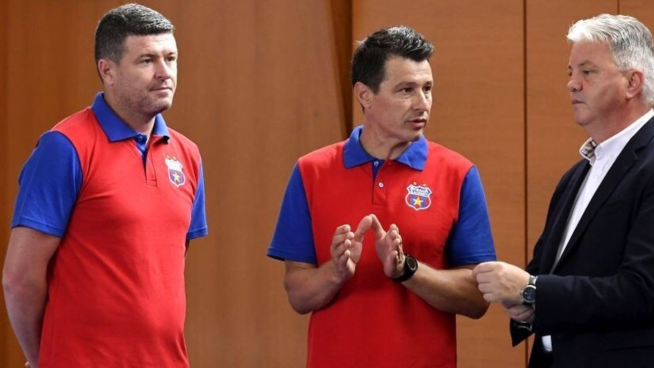 Culisele rupturii Daniel Oprița- Iulian Miu. De ce a fost îndepărtat fostul căpitan al Stelei din staff-ul roș-albaștrilor și de ce nu a fost la poza de prezentare! | EXCLUSIV