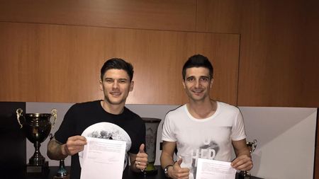 Daniel Niculae și Cristi Săpunaru sunt jucătorii Rapidului! "Am semnat un contract în alb"