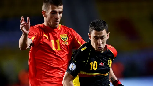 Eden Hazard, greu de impresionat!** FOTO Bannerul galeriei Macedoniei, ignorat de starul lui Chlesea