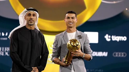 Cristiano Ronaldo e îmbrăcat în aur de regii arabi. Semnează pentru un contract de 200.000.000 de euro pe an