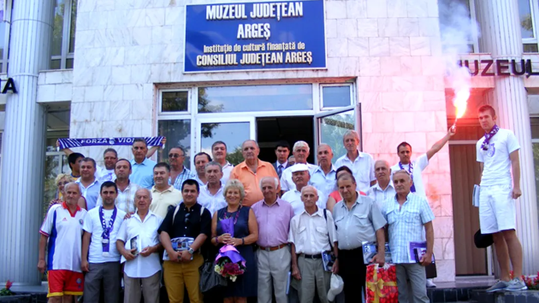 Muzeul Județean Argeș a organizat o întâlnire între fostele glorii alb-violete** cu ocazia împlinirii a 60 de ani a FC Argeș