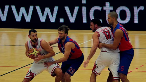 Steaua CSM - Dinamo 2-1 în sferturile de finală ale Ligii Naționale, baschet masculin