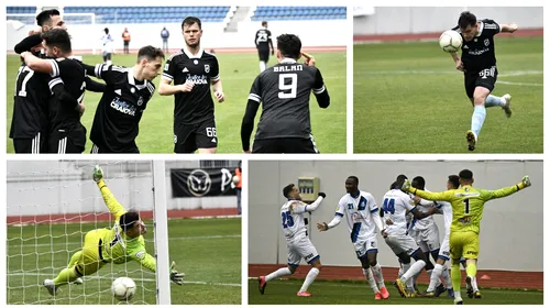 Spectacol la Târgu Jiu, între Pandurii și ”FC U” Craiova! S-au marcat cinci goluri, iar cel al victoriei a fost pe final. Au mai fost patru lovituri în bară și două goluri anulate