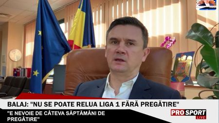 Cristi Balaj, despre reluarea Ligii 1: „Întâi trebuie să ne gândim la asta. Fiecare a trecut pe lângă o persoană cu acest virus”. Cum se pregătesc arbitrii | VIDEO EXCLUSIV ProSport Live