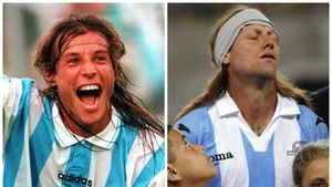 Păcăleala anului la un amical de gală Brazilia - Argentina. Organizatorii l-au "înlocuit" pe Caniggia cu un jucător fără nicio selecție în națională