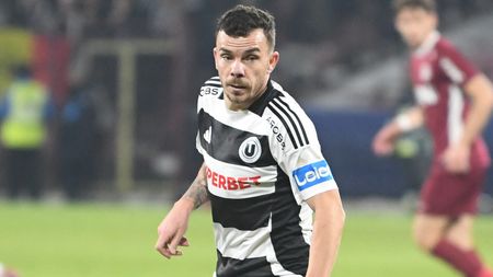 Scandal la U Cluj cu Rapid! Dan Nistor a plecat furios la vestiare după ce a fost schimbat în prima repriză de Bergodi