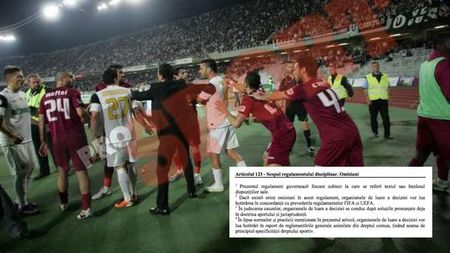 FOTO De ce se rejoacă "U" - CFR!** Vezi articolele pe care s-a bazat Comisia de Disciplină în luarea deciziei