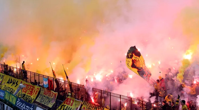 VIDEO TULBURĂ‚TOR!** Infernul a coborât pe stadion: 