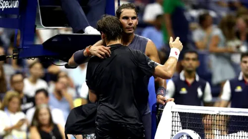 Rafael Nadal începe cursa de apărare a trofeului de la US Open cu o partidă care nu ajunge la finiș. David Ferrer părăsește turneele de Mare Șlem cu ochii în lacrimi