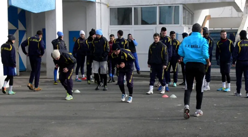 CF Brăila a intrat în cantonament centralizat fără nicio noutate în lot:** 