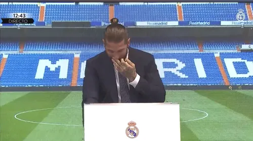 Sergio Ramos, în lacrimi la despărțirea de Real Madrid: „Nu o să mai trăiesc așa ceva!” Mesajul lui Florentino Perez: „Ești o legendă!”
