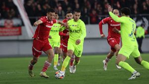 Dinamo București - Poli Iași 2-0, în etapa 20 din Superliga. „Câinii” sunt, din nou, pe primul loc în clasament