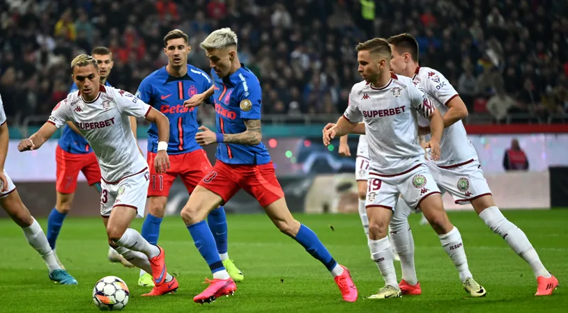 FCSB – Rapid București 0-0, în etapa 14 din Superliga. „Remiză albă”, care nu mulțumește nicio echipă