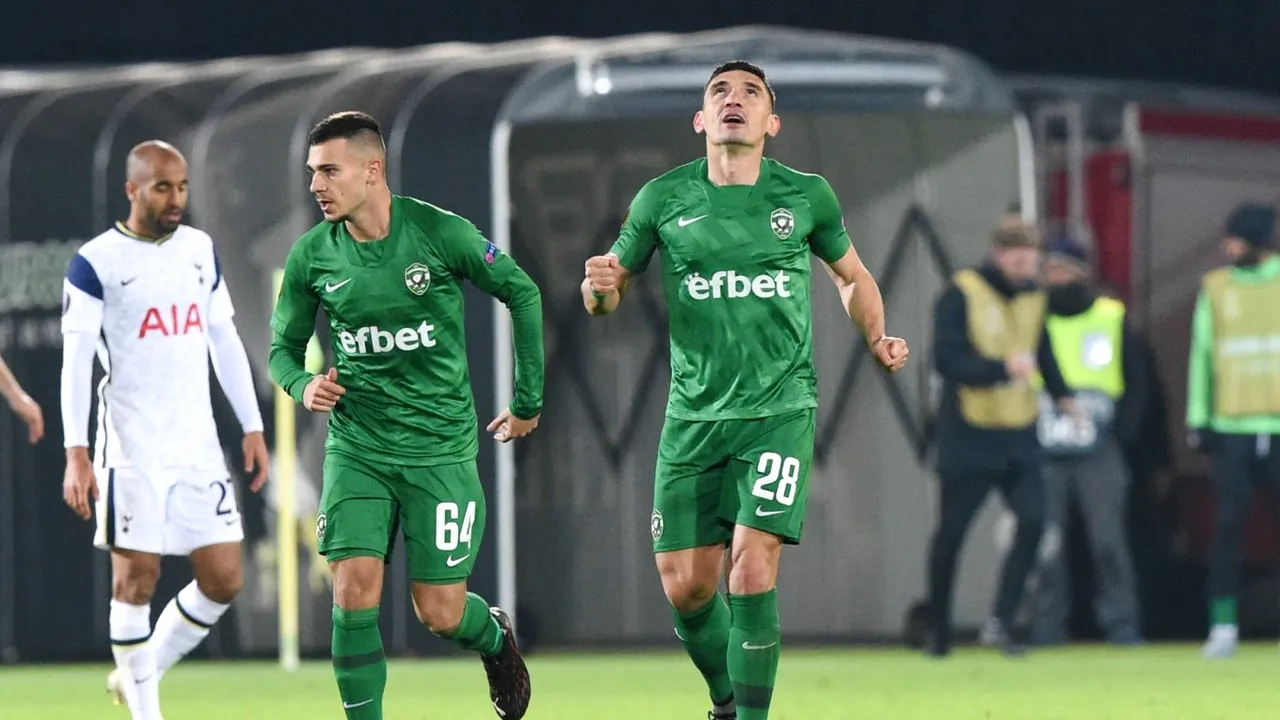 Claudiu Keșeru, în formă maximă în Bulgaria! A reușit patru goluri în tricoul lui Ludogorets