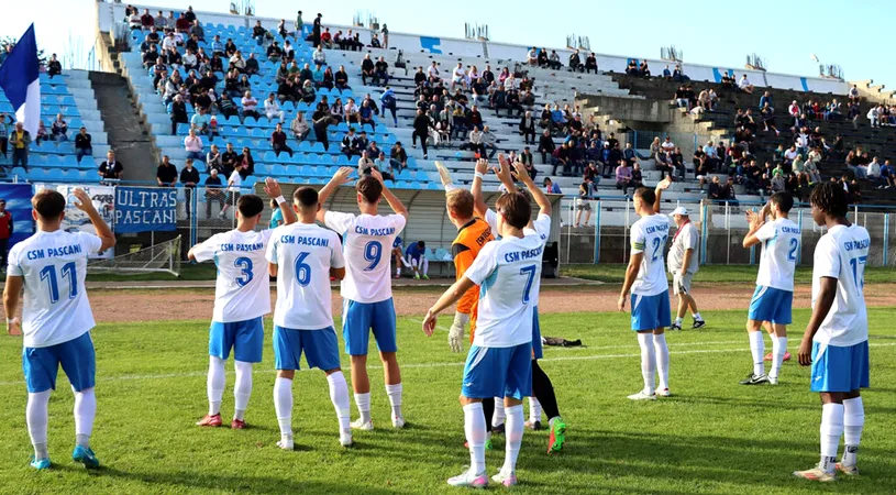 CSM Pașcani a spart gheața în Liga 3! Nou-promovata a obținut primul rezultat pozitiv în acest sezon abia în etapa 6. CS USV CSM Iași, la a patra victorie consecutivă