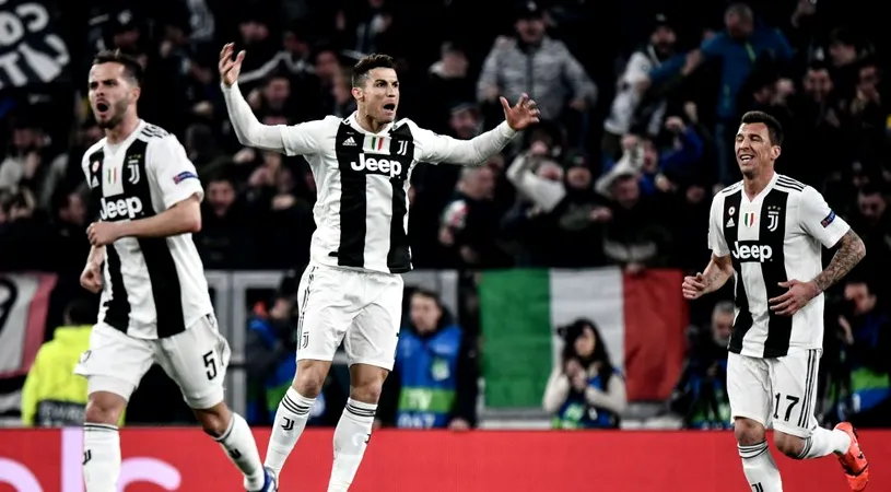 Liga Campionilor | Juventus - Atletico 3-0. Hat-trick Ronaldo și calificare nebună pentru italieni în sferturi. Echipa lui Simeone, în genunchi! City - Schalke 7-0. 