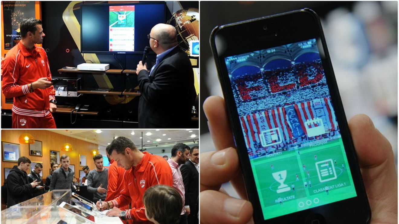 FOTO | Dinamo și-a lansat aplicația oficială pentru telefoane mobile și tablete. Reacția lui Marius Niculae: "Mi se pare o idee genială"