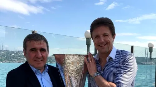 Gică Popescu l-a încurajat pe Ianis Hagi înaintea finalei Europa League, la 22 de ani după ce a câștigat Cupa UEFA alături de Gică Hagi: „E rândul tău!”