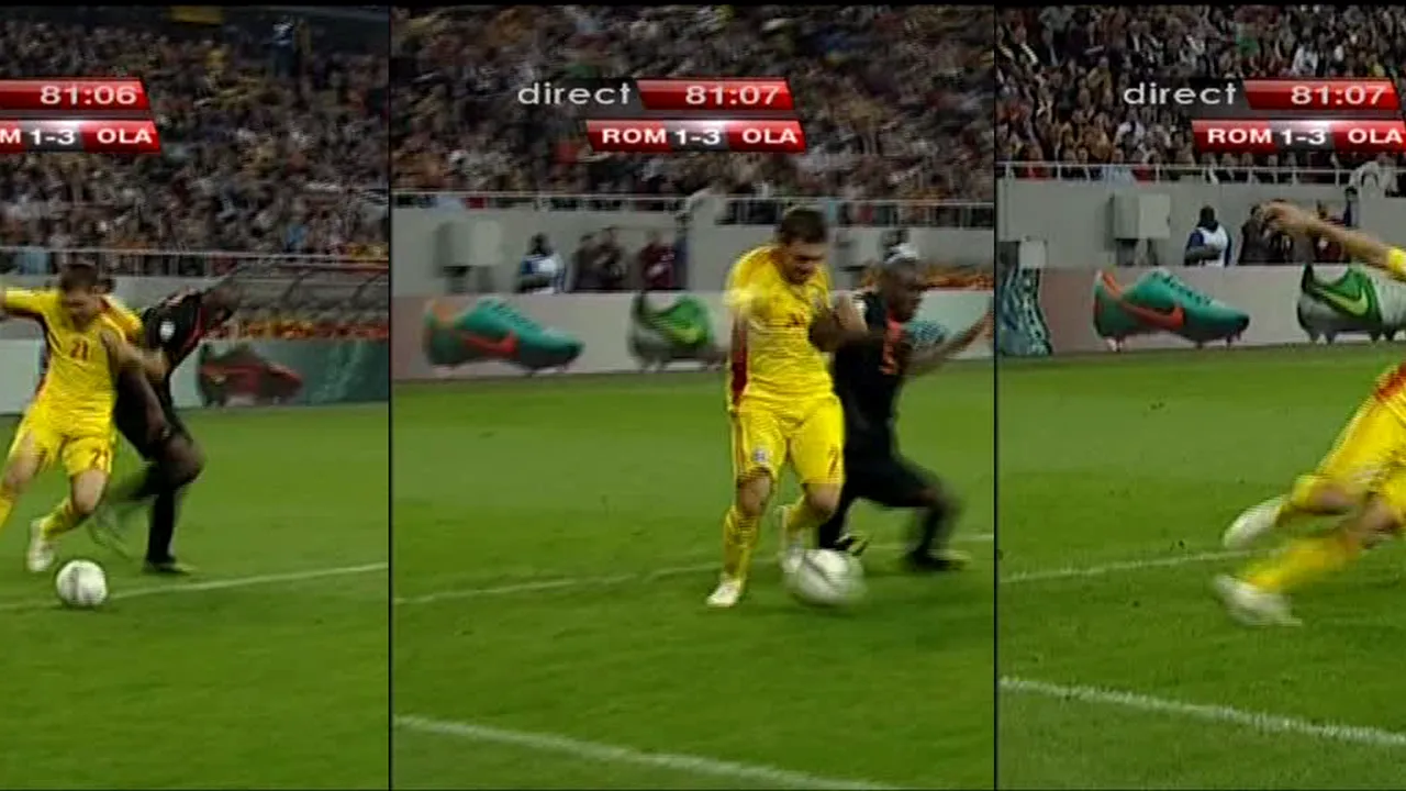 FOTO: Arbitrii au făcut praf partida!** Penalty clar la Adi Popa, ofsaid la golul lui Van Persie. Faza meciului: Tamaș a fost întors din drumul spre vestiare, în min 83