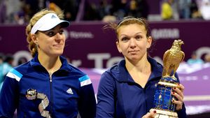 Simona Halep, OUT de la Eastbourne. Angelique Kerber s-a impus cu 6-4, 6-3