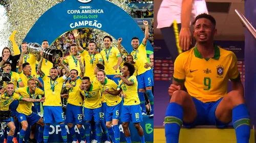 Copa America 2019 | Petrecere la Rio! Brazilia, victorie în finala cu Peru, iar trofeul se întoarce la „Selecao” după 12 ani. VIDEO | Arbitrul l-a făcut pe Jesus să plângă ca un copil