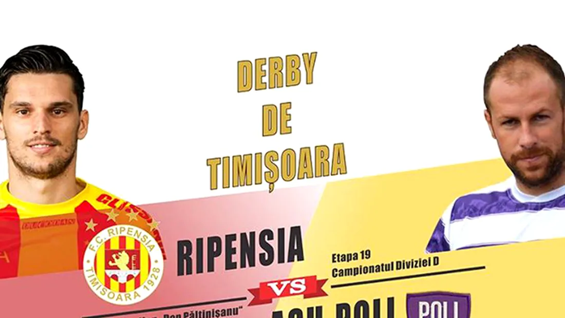 Premieră multimedia în Liga 4:** derbyul Ripensia - ASU Poli a fost transmis live-video