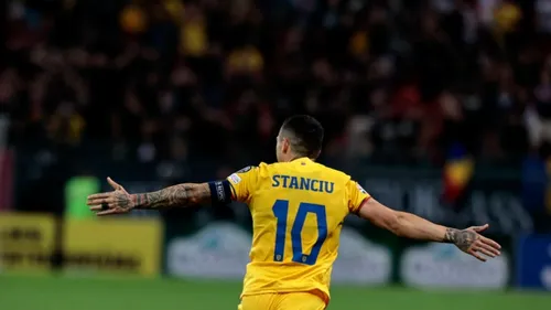 Nicolae Stanciu a ajuns peste Ilie Dumitrescu în istoria echipei naționale. Bornă importantă atinsă de căpitanul naționalei contra Kosovo