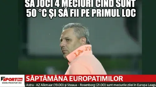 ProSport LIVE | Șumudică se teme de olandezi: „Au o foame mai mare de performanță față de cei de la West Ham”. Reacție genială a antrenorului la viralul: „Asta înseamnă să fii mafiot”