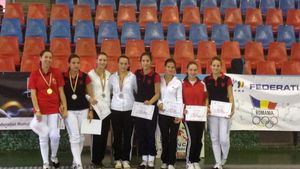 Mălina Călugăreanu e campioană națională la floretă junioare