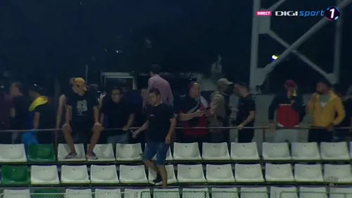 Tensiuni la Sf. Gheorghe! Fanii lui Dinamo au intrat din nou în conflict cu suporterii lui Sepsi: 