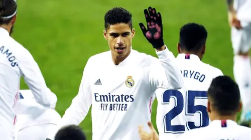 Manchester United în alertă: Raphael Varane vrea să plece de la Real Madrid și un transfer în Premier League i s-ar părea ideal!