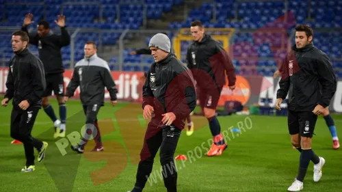 FOTO: Antrenamentul oficial al Stelei, înaintea meciului cu Basel