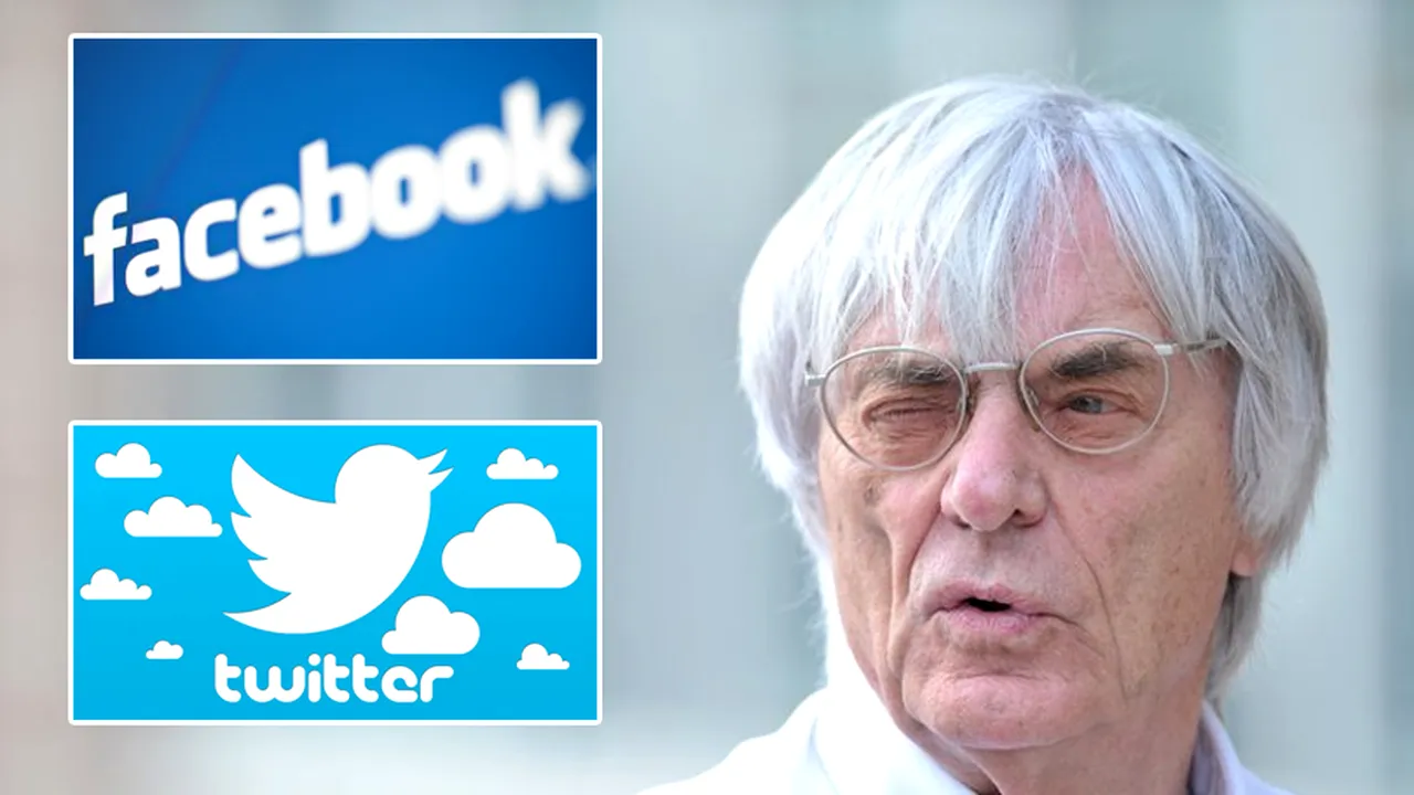 Bernie Ecclestone nu vrea Formula 1 să fie Twitter-friendly: 