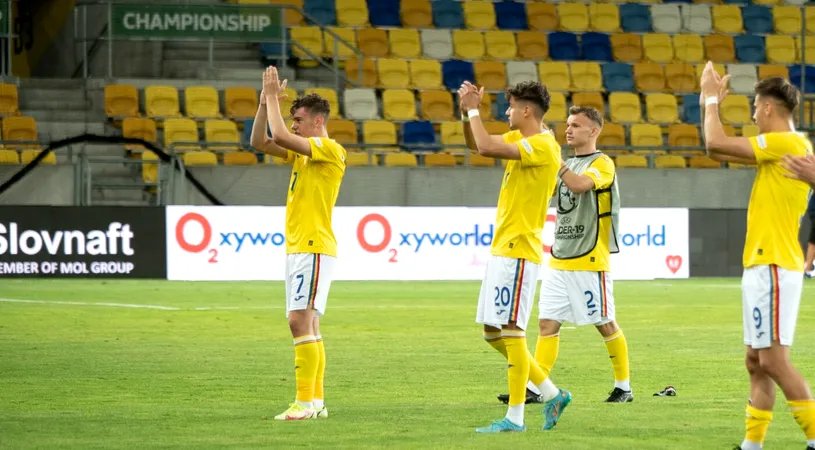 Cine transmite la TV România U19 - Slovacia U19, meciul decisiv din faza grupelor a Campionatului European