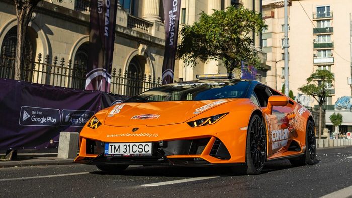 Lamborghini-ul Huracán, cu care a deschis cursa Marco Leu, implicat într-un incident rutier: care sunt pagubele mașinii de peste 300.000 de euro. FOTO